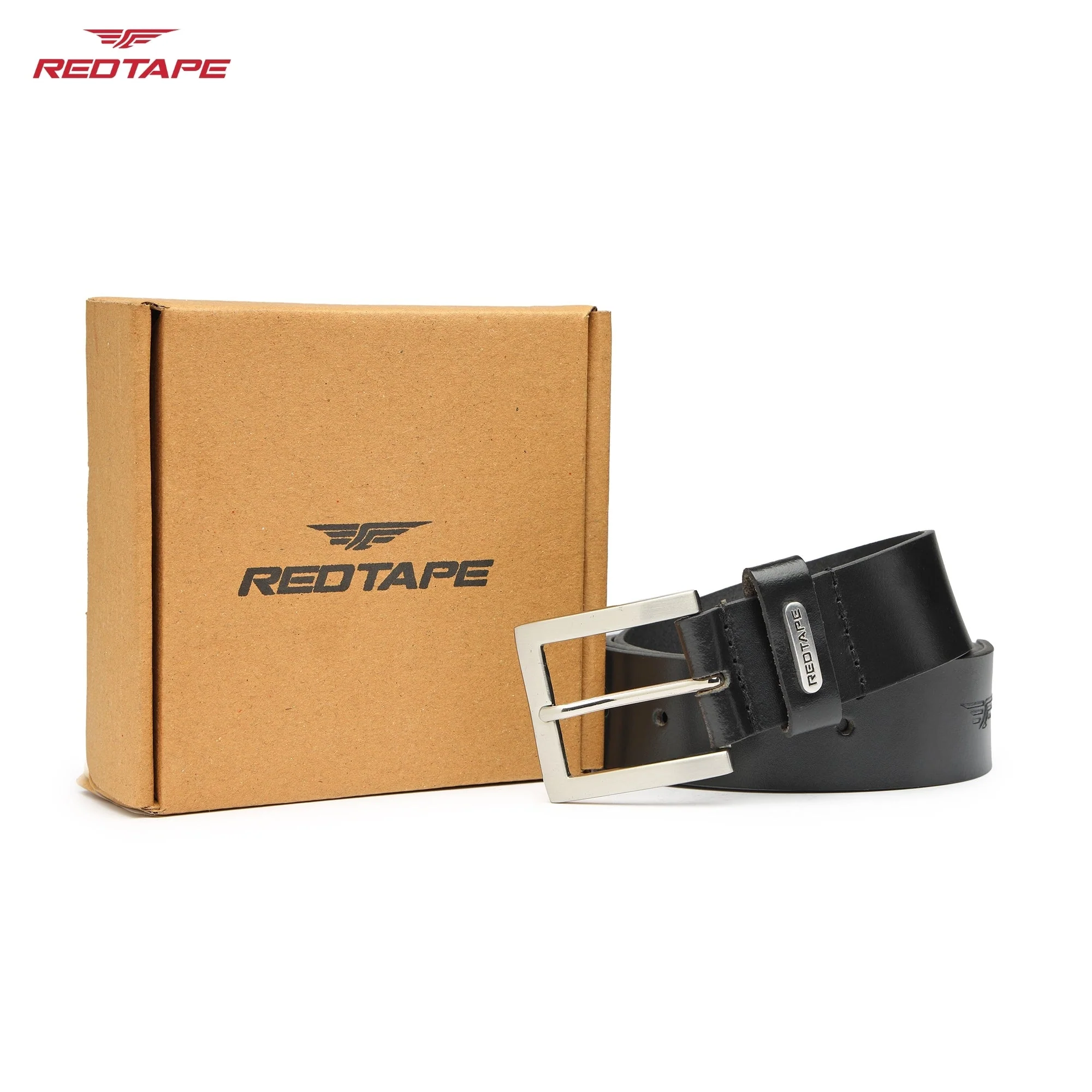 Men's Black Formal Leather Belt - Image 8