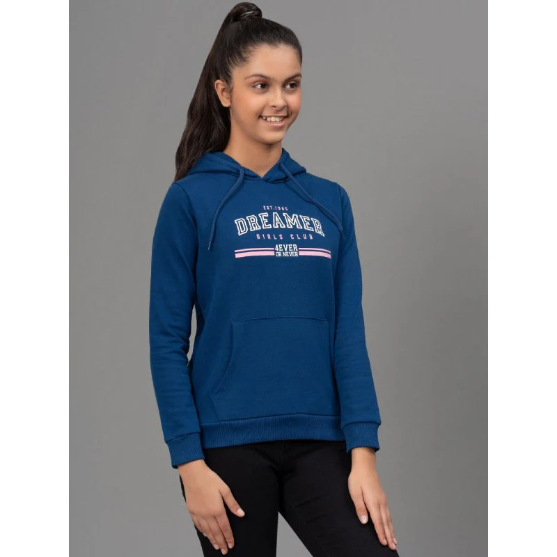Air Force Blue Hoodie for Girls - Image 2