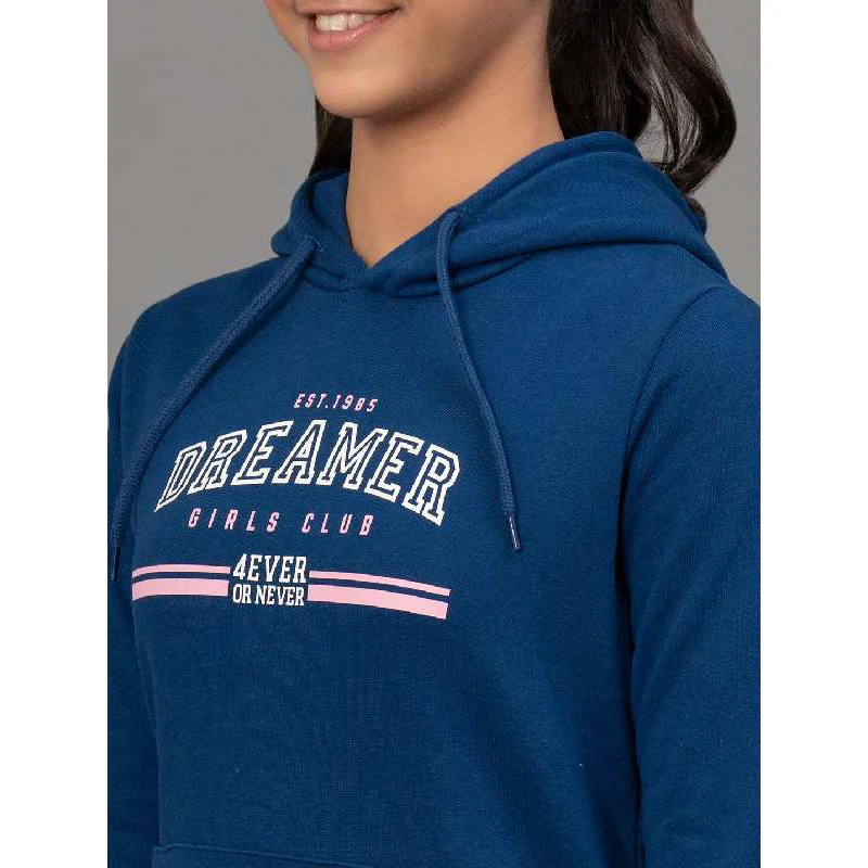 Air Force Blue Hoodie for Girls - Image 4