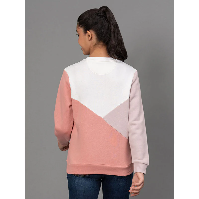 Bright Off White Sweatshirt for Girls - Image 3