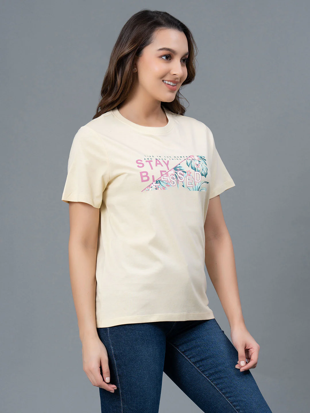 Casual Cotton T-Shirt for Women - Image 2