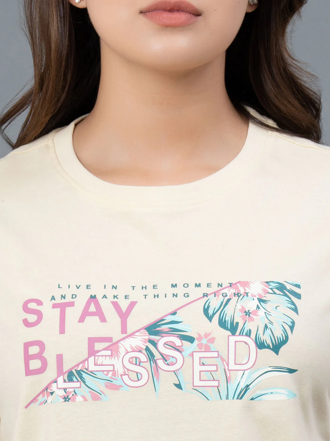 Casual Cotton T-Shirt for Women - Image 4