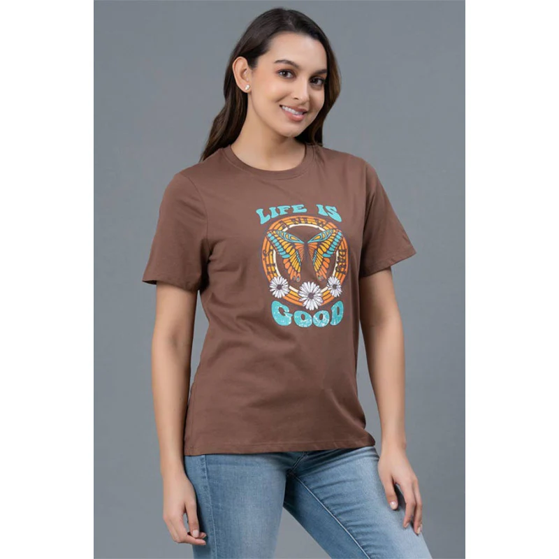 Casual Cotton T-Shirt for Women - Image 2
