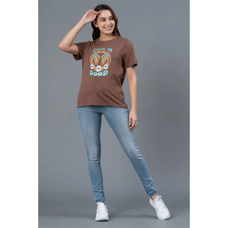 Casual Cotton T-Shirt for Women - Image 5