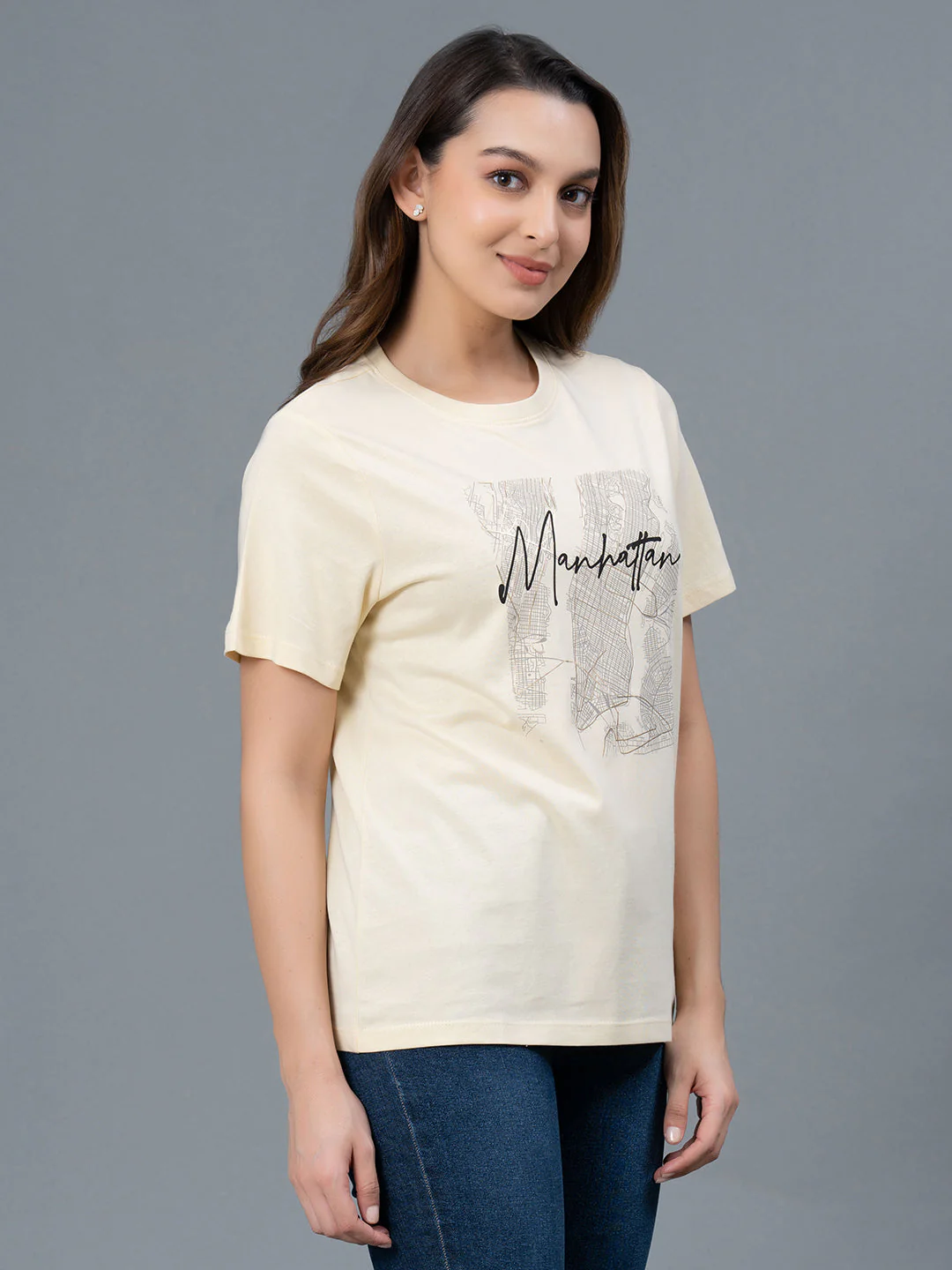 Casual Cotton T-Shirt for Women - Image 2