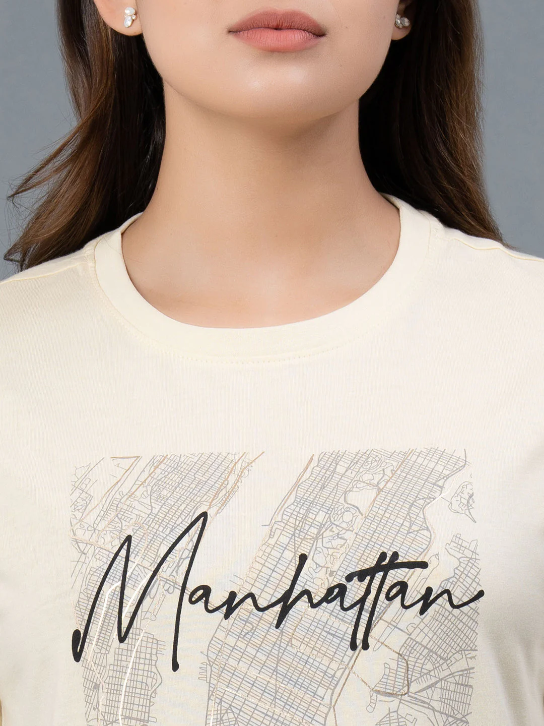 Casual Cotton T-Shirt for Women - Image 4
