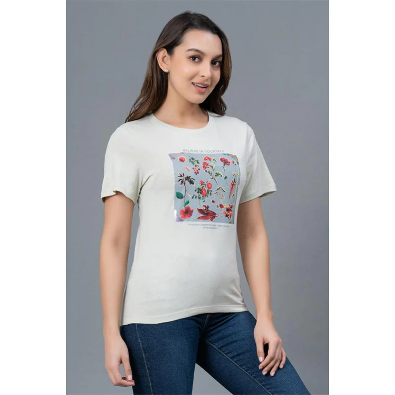 Casual Cotton T-Shirt for Women - Image 2