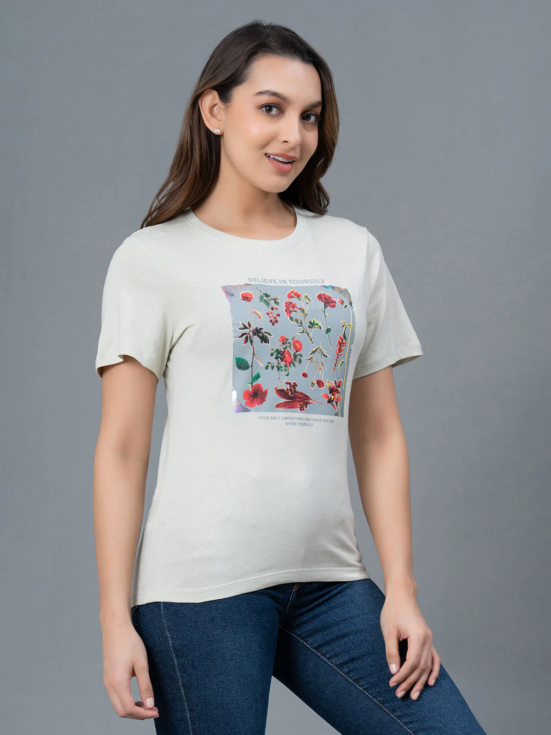 Casual Cotton T-Shirt for Women - Image 2