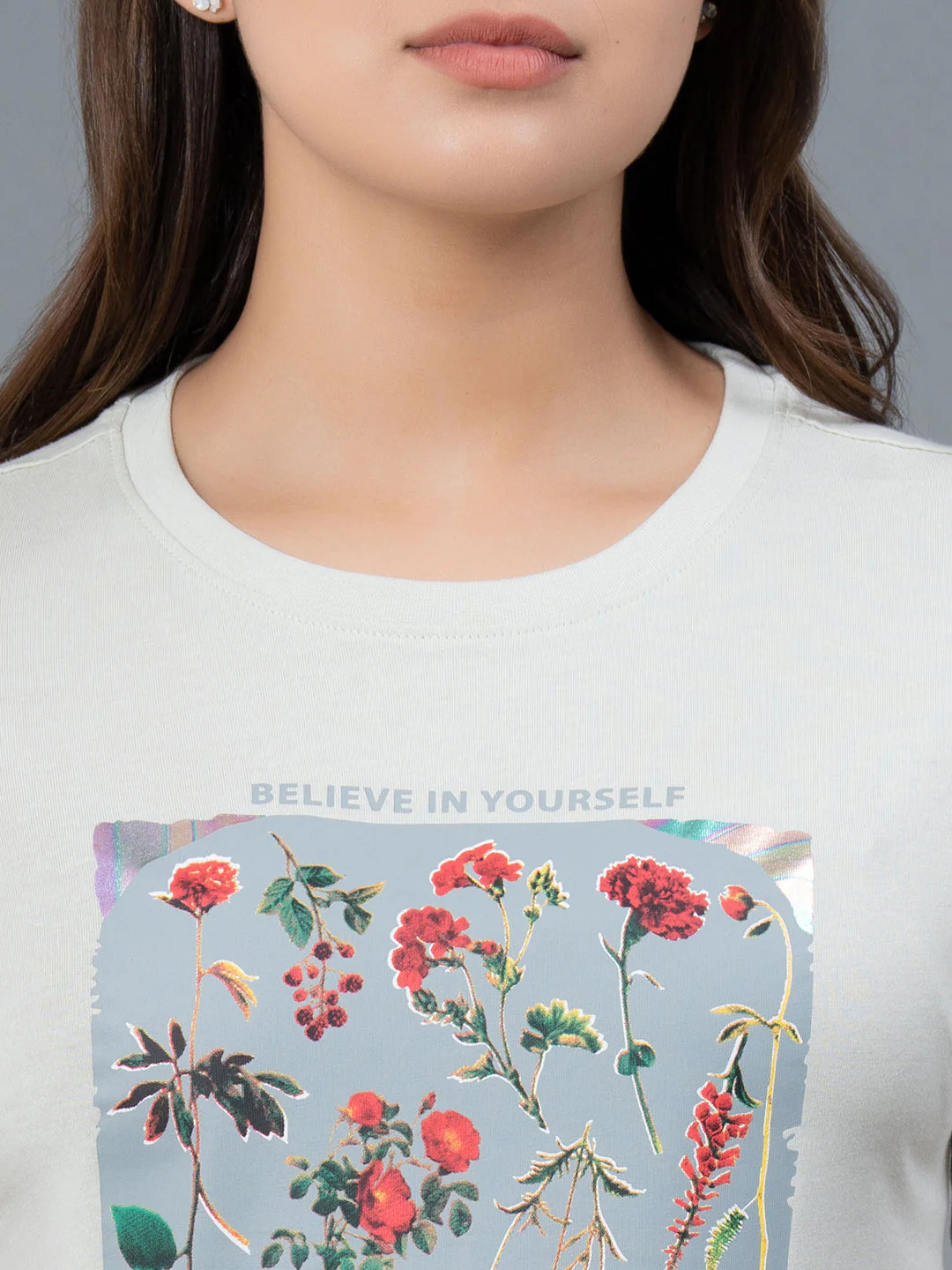 Casual Cotton T-Shirt for Women - Image 4