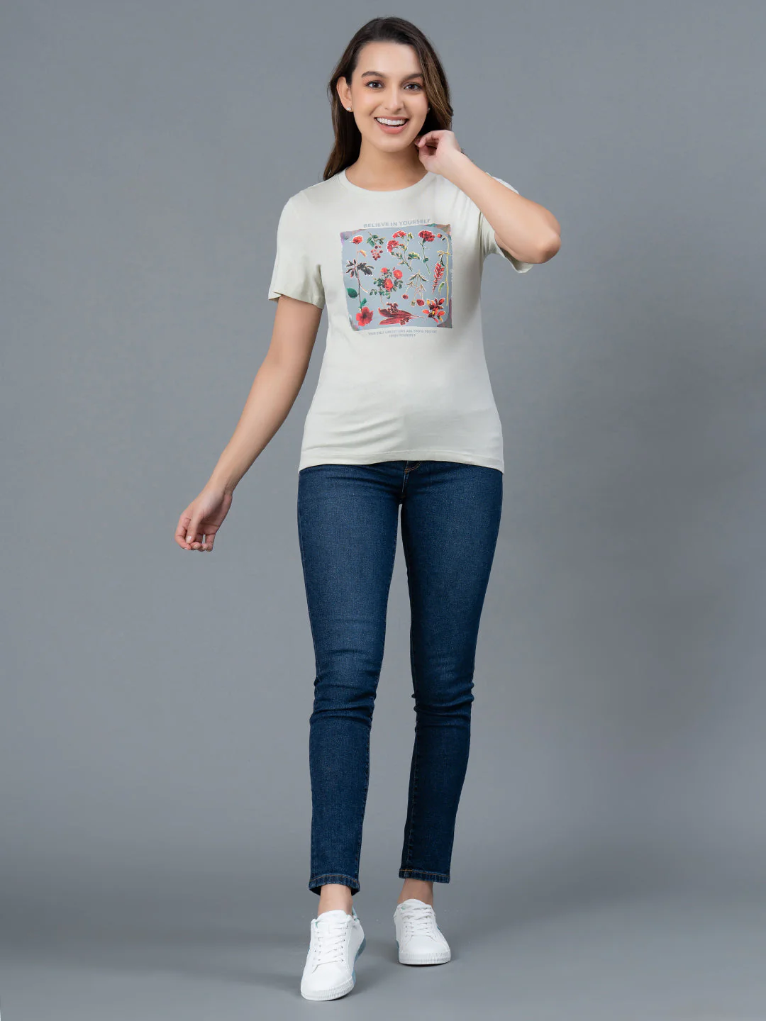 Casual Cotton T-Shirt for Women - Image 5