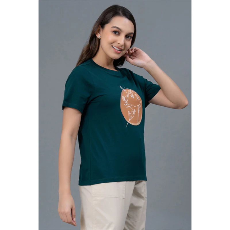Casual Cotton T-Shirt for Women - Image 2