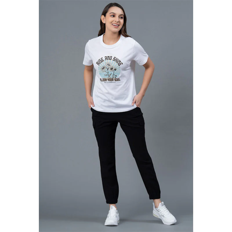 Casual Graphic Print Cotton T-Shirt - Image 5