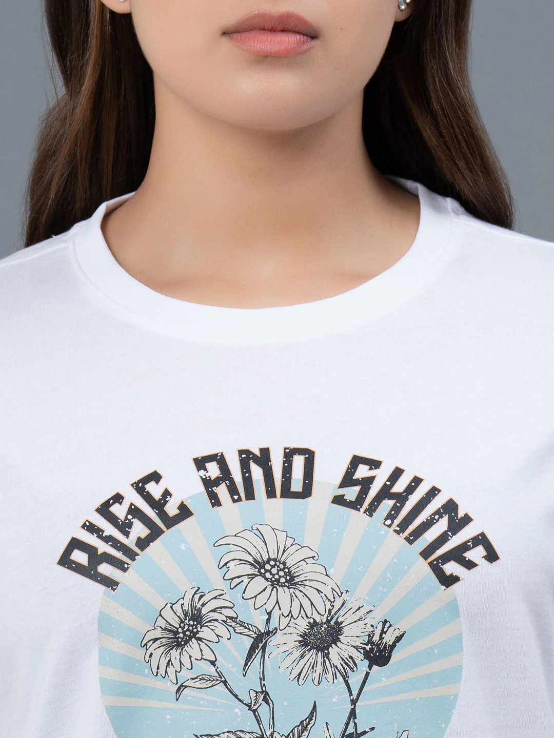 Casual Graphic Print Cotton T-Shirt - Image 4