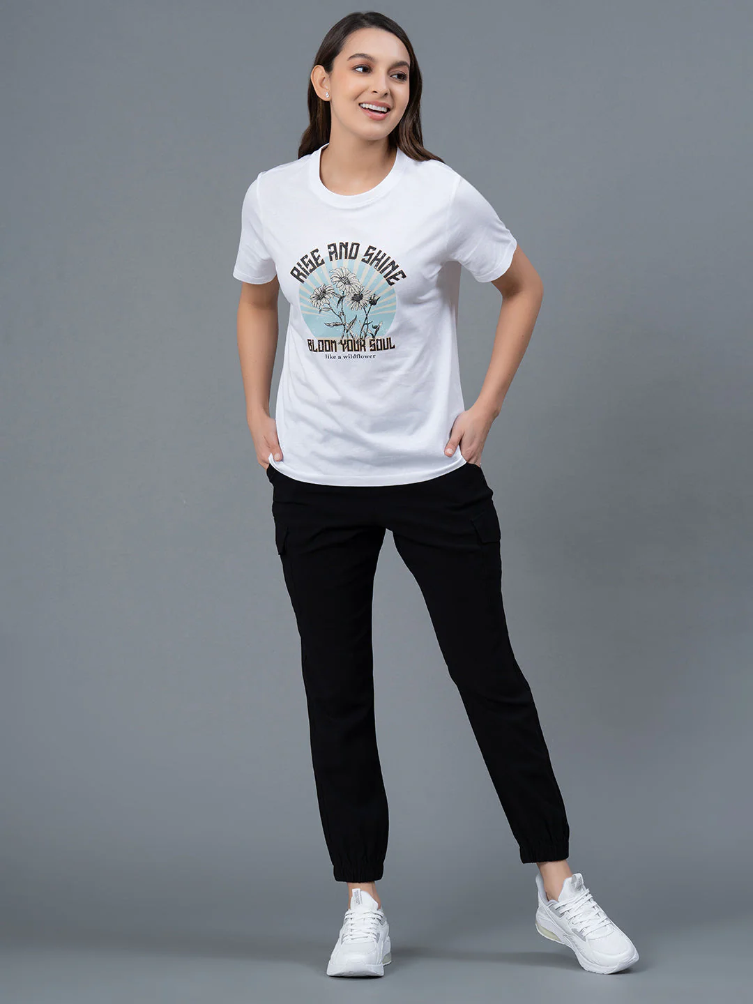 Casual Graphic Print Cotton T-Shirt - Image 5