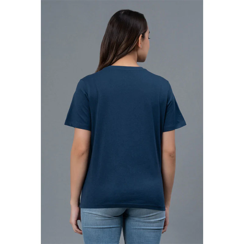 Casual Graphic Print Cotton T-Shirt for Women - Image 3