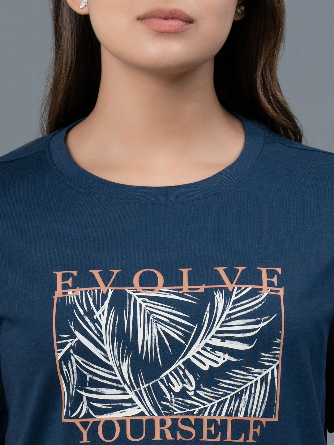 Casual Graphic Print Cotton T-Shirt for Women - Image 4