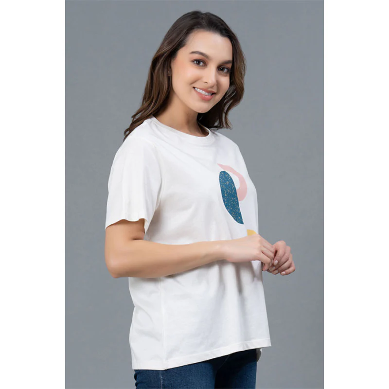 Casual Graphic Print Cotton T-Shirt - Image 2