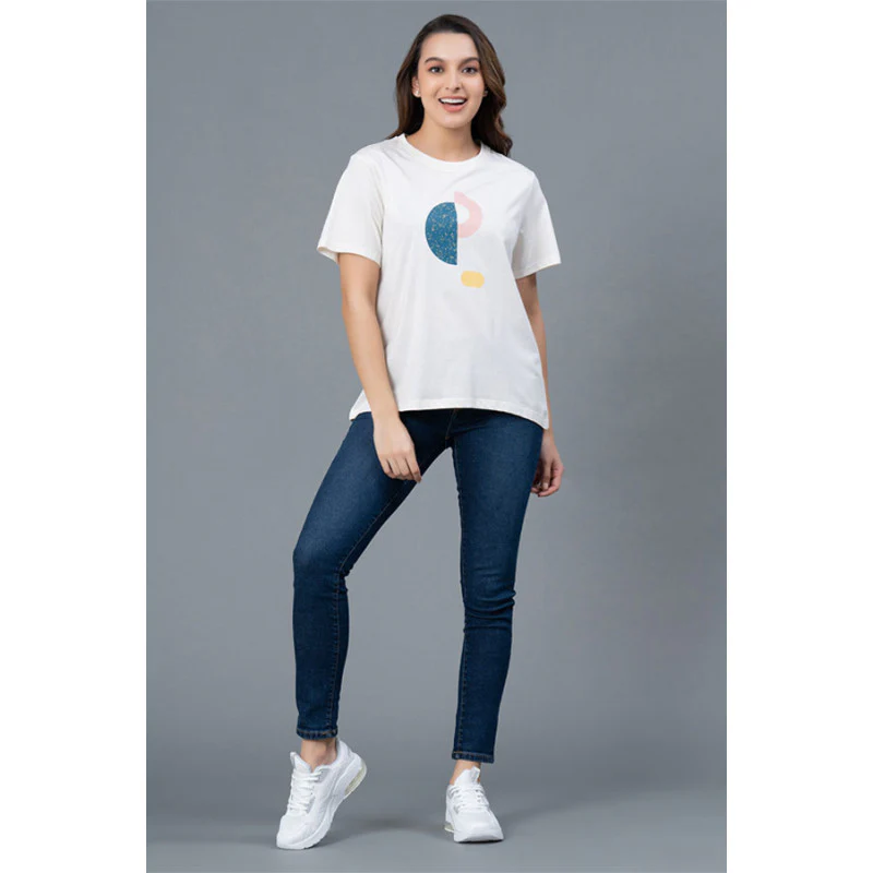 Casual Graphic Print Cotton T-Shirt - Image 5