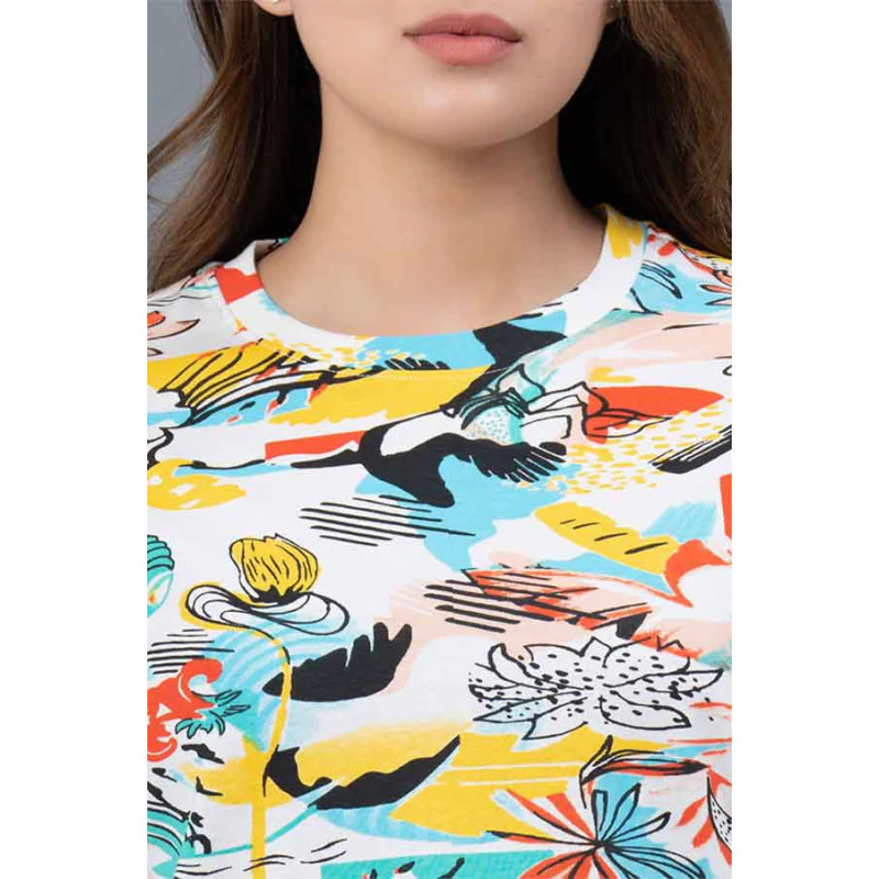 Casual Graphic Print T-Shirt for Women - Image 4