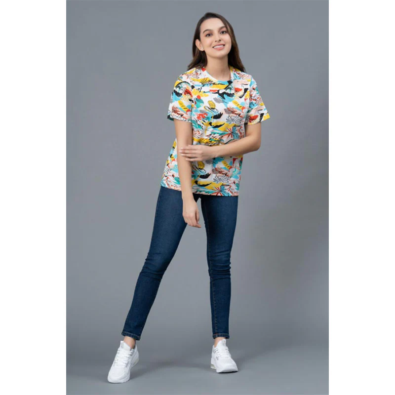 Casual Graphic Print T-Shirt for Women - Image 5