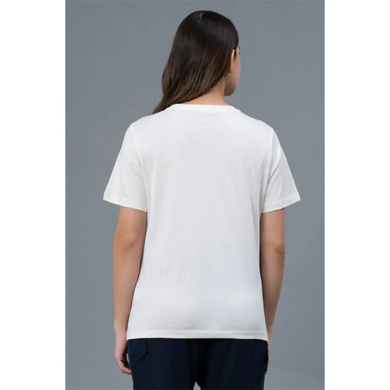 Casual Half Sleeves Cotton T-Shirt for Women - Image 3