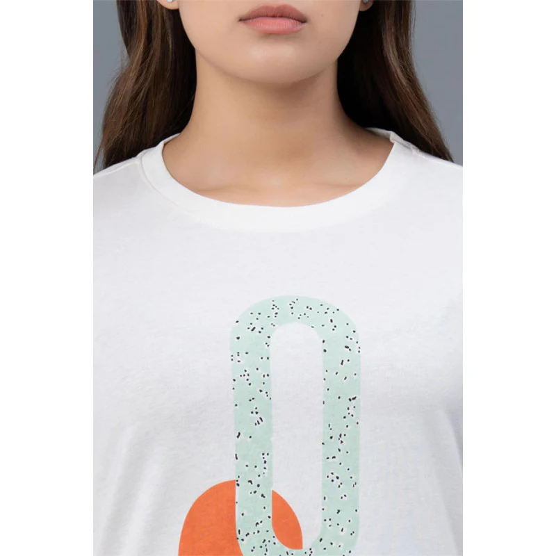 Casual Half Sleeves Cotton T-Shirt for Women - Image 4