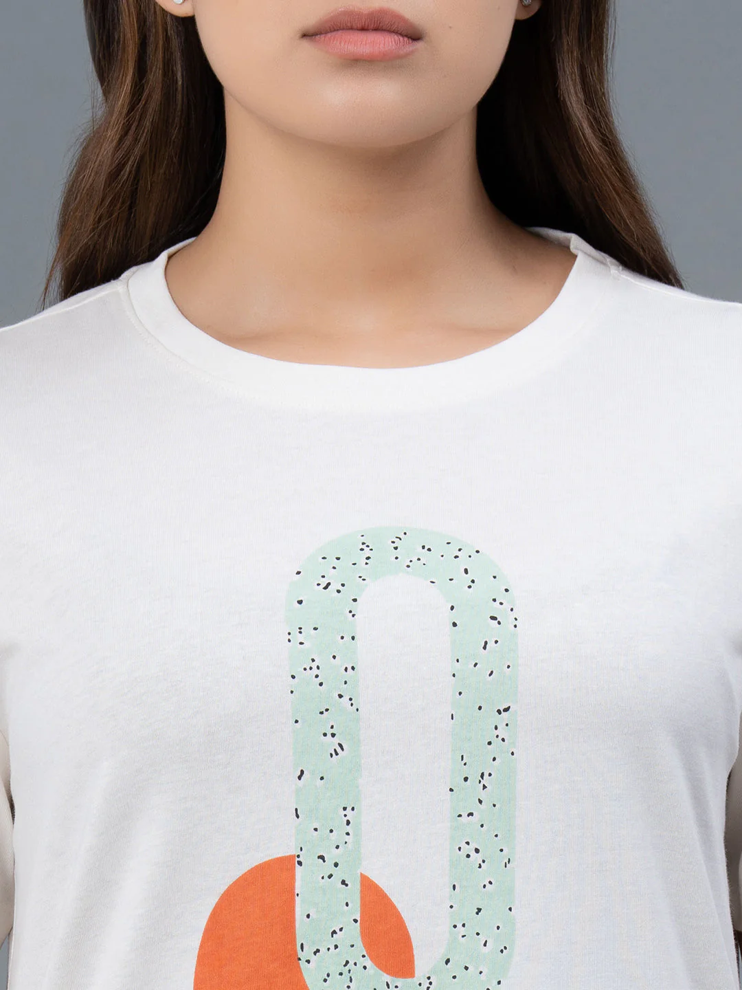 Casual Half Sleeves Cotton T-Shirt for Women - Image 4