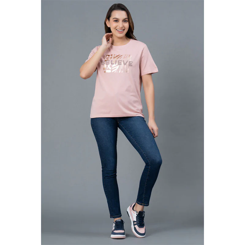 Casual Half Sleeves T-Shirt for Women - Image 5