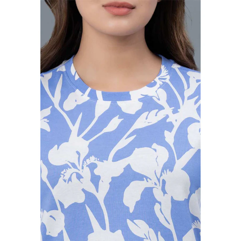 Casual Multi-color Printed Cotton T-Shirt for Women - Image 4