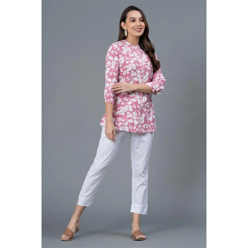 Casual Pink Top for Women - Image 5