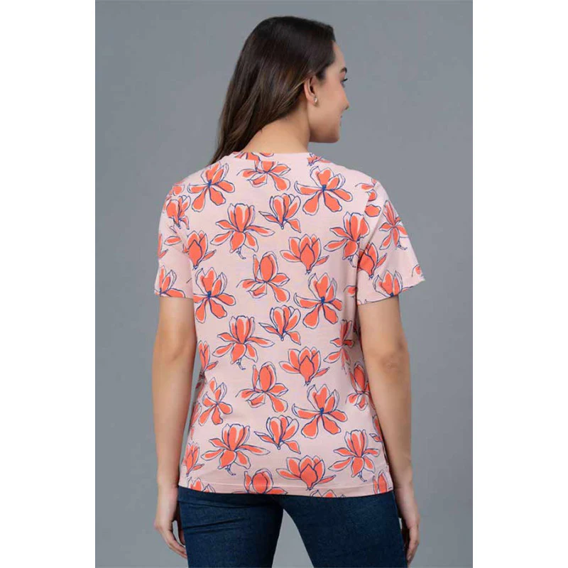 Casual Printed Cotton T-Shirt for Women - Image 3