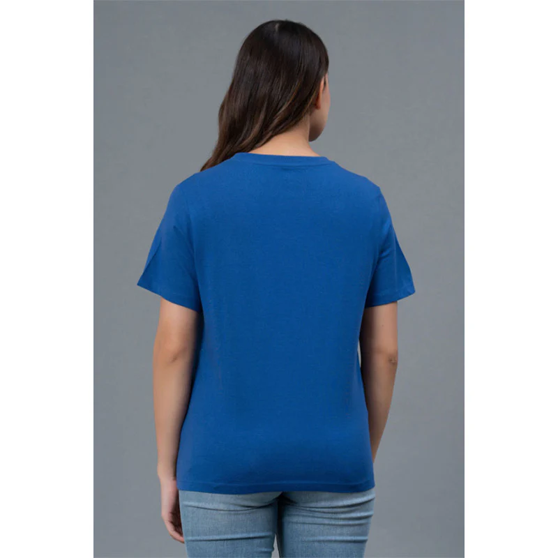 Casual Round Neck Cotton T-Shirt for Women - Image 3