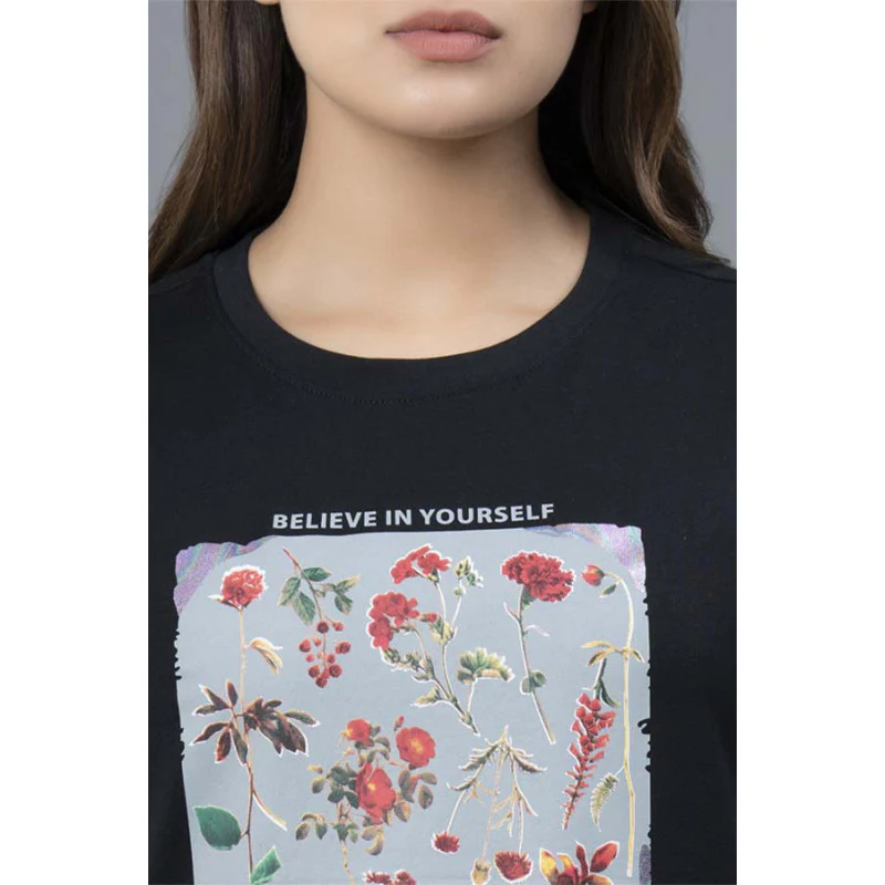 Casual Round Neck T-Shirt for Women - Image 4