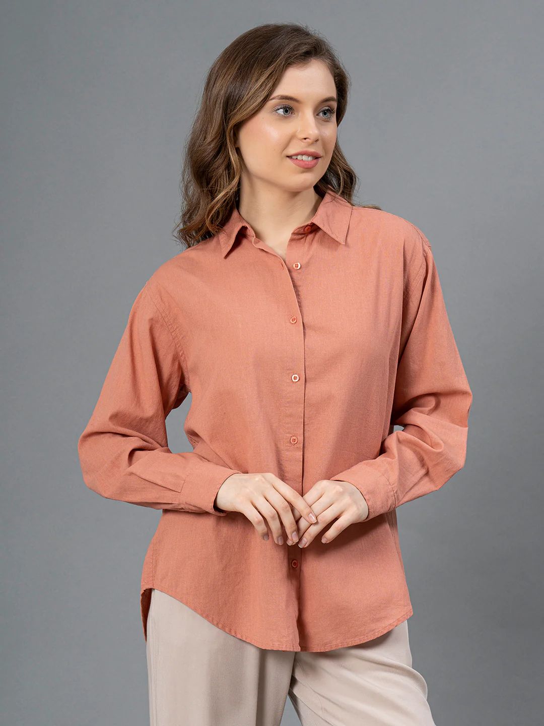 Cotton Collar Shirt for Women's - Image 7