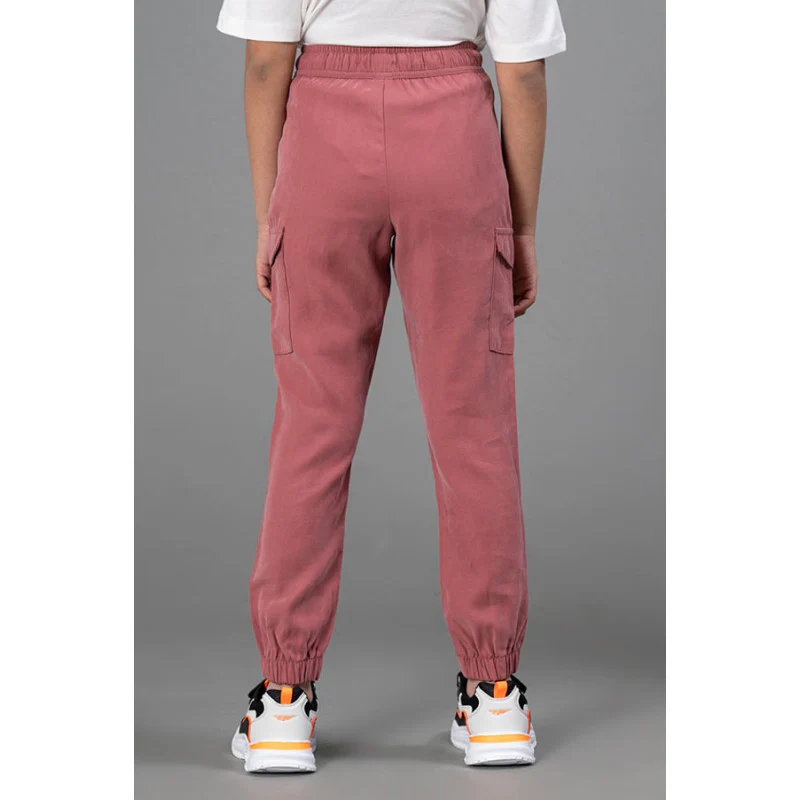 Dusky Pink Joggers for Girls| Best in Comfort| Viscose| Regular Fit| Front Side Pockets - Image 3