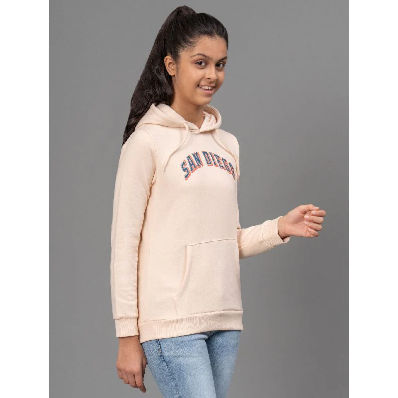 Ecru Hoodie for Girls - Image 2
