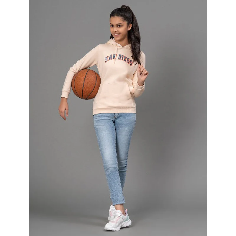 Ecru Hoodie for Girls - Image 5