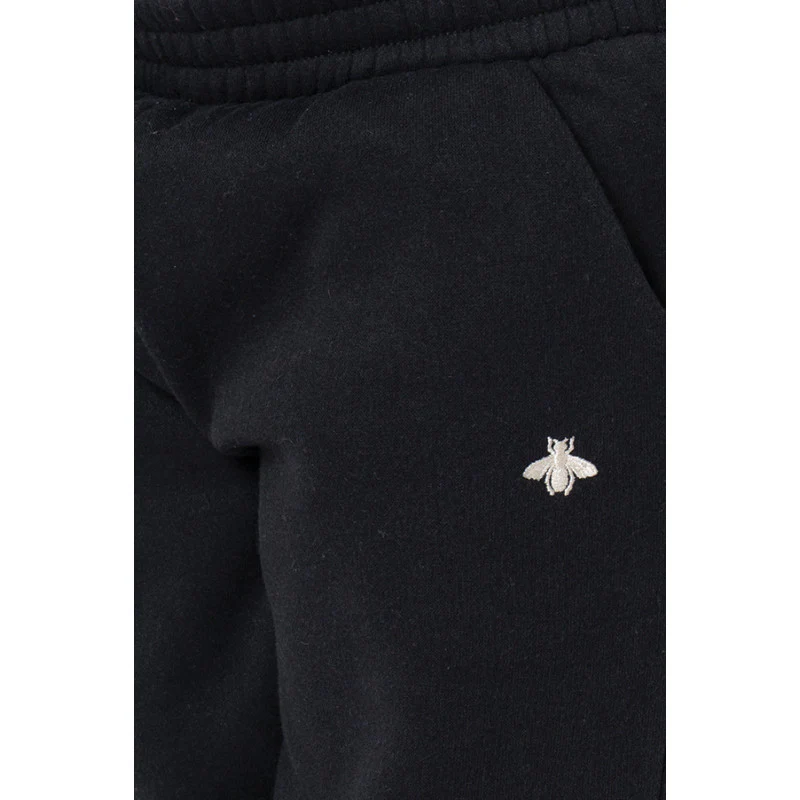 Girl's Black Solid Jogger - Image 4