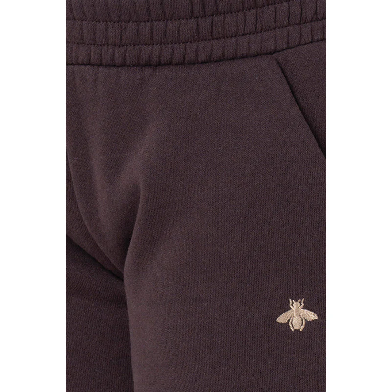 Girl's Brown Solid Jogger - Image 4