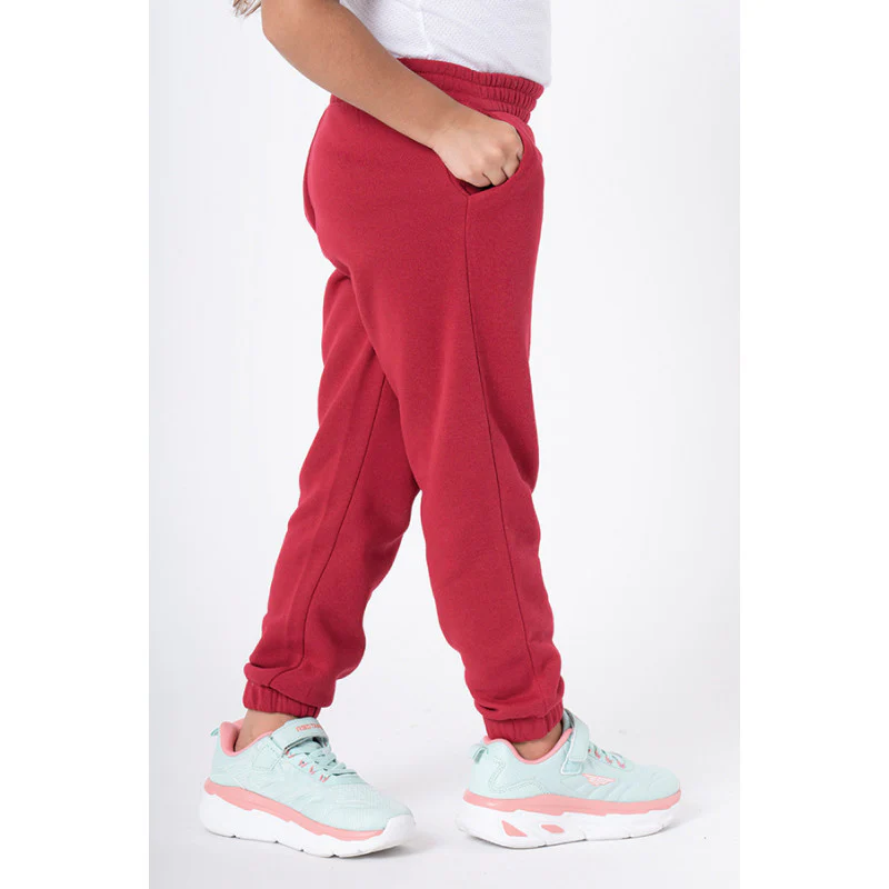 Girl's Cherry Solid Jogger - Image 2