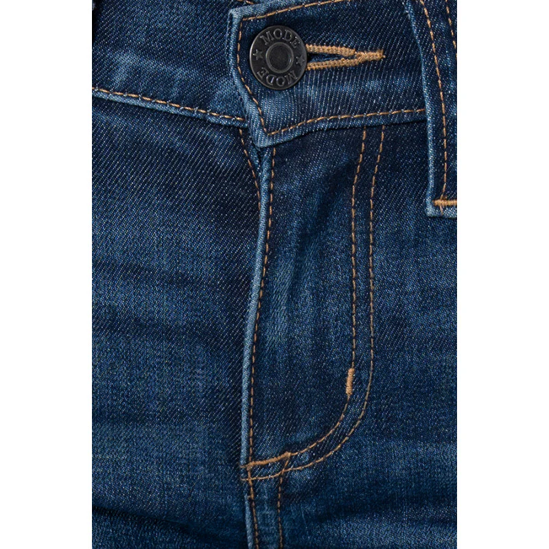Girls Dark Blue Skinny Jeans - Image 4