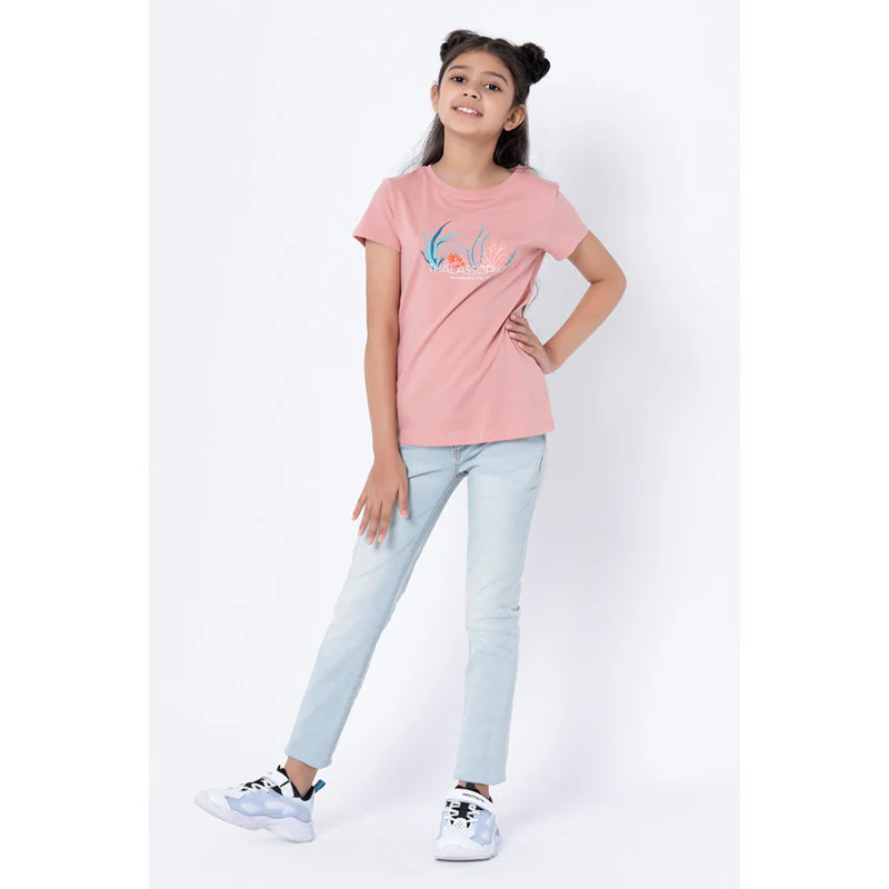 Girls Ice Blue Skinny Jeans - Image 5
