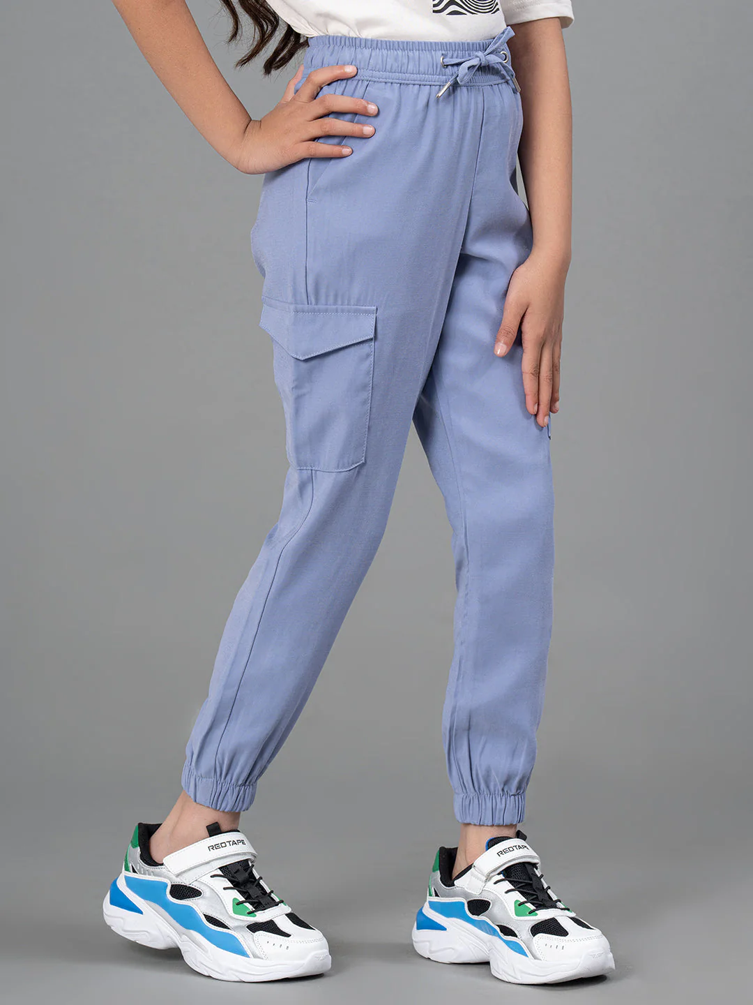 Girls Joggers in Light Purple Color| Best in Comfort| Viscose| Front Side Pockets - Image 2