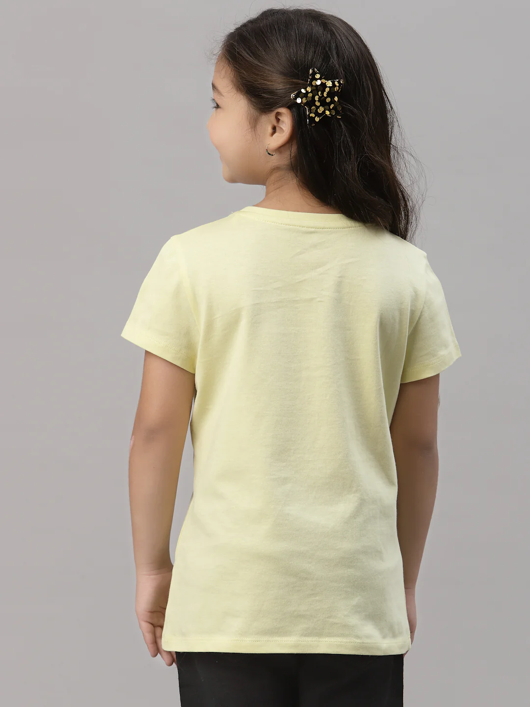 Girls Lemon Round Neck T-Shirt - Image 4