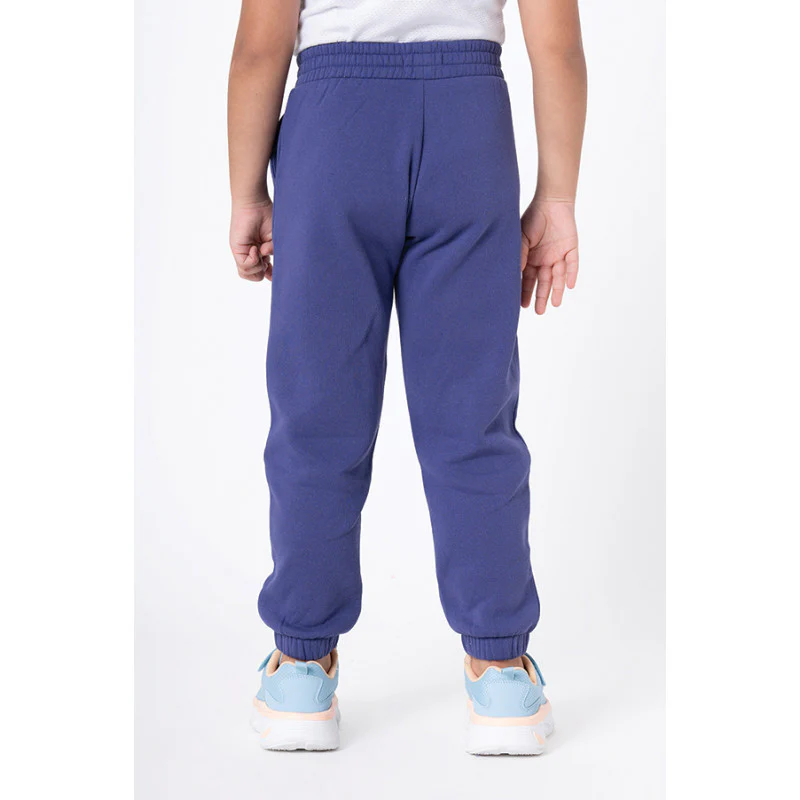 Girl's Purple Solid Jogger - Image 3
