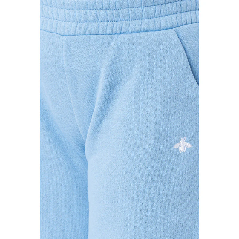 Girl's Slate Blue Solid Jogger - Image 4