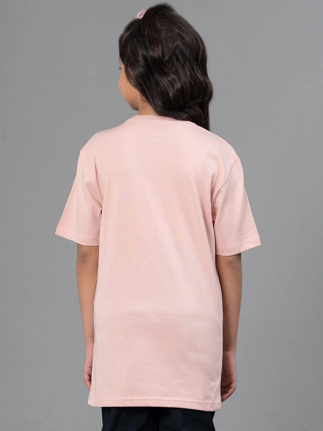 Girl's T-Shirt in Pale Pink Color| Best in Comfort|Cotton - Image 3