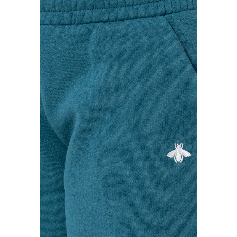 Girl's Turquoise Solid Jogger - Image 4