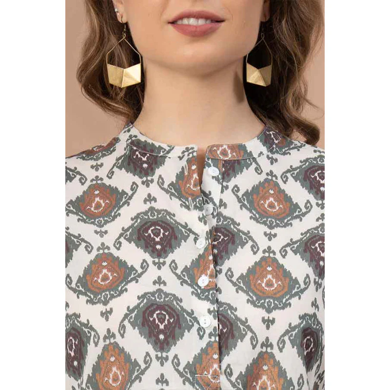 Ivory Blouse Top  for Women - Image 4