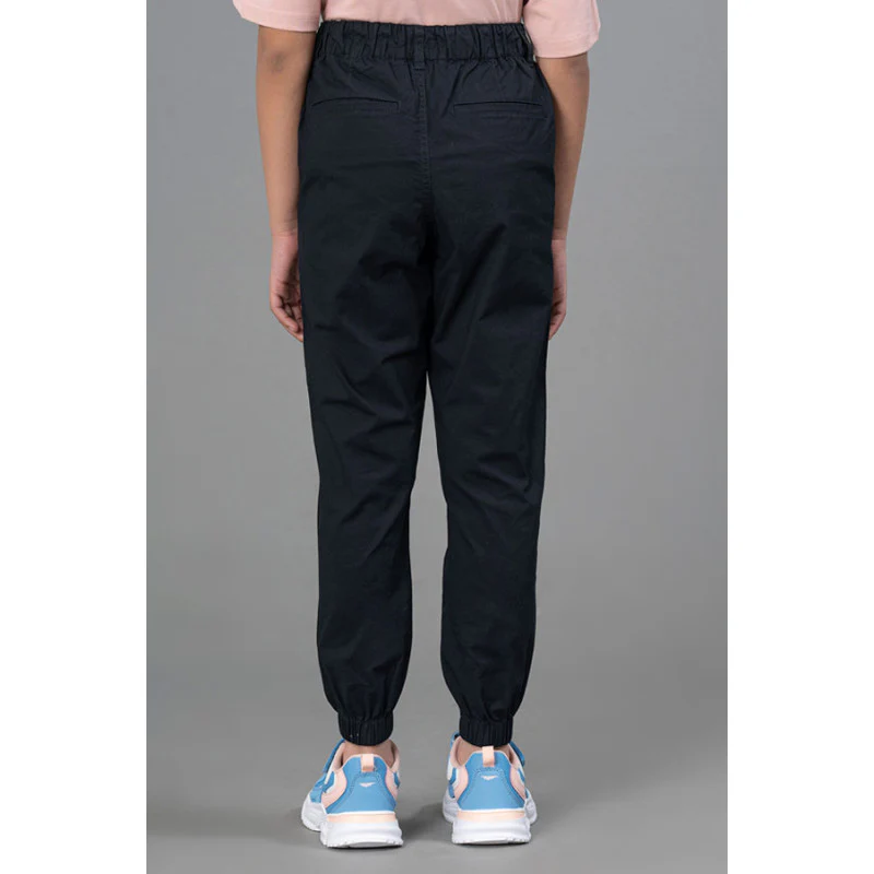 Joggers for Girls in Black Color| Best in Comfort| Cotton| Regular Fit| Front Side Pockets - Image 3
